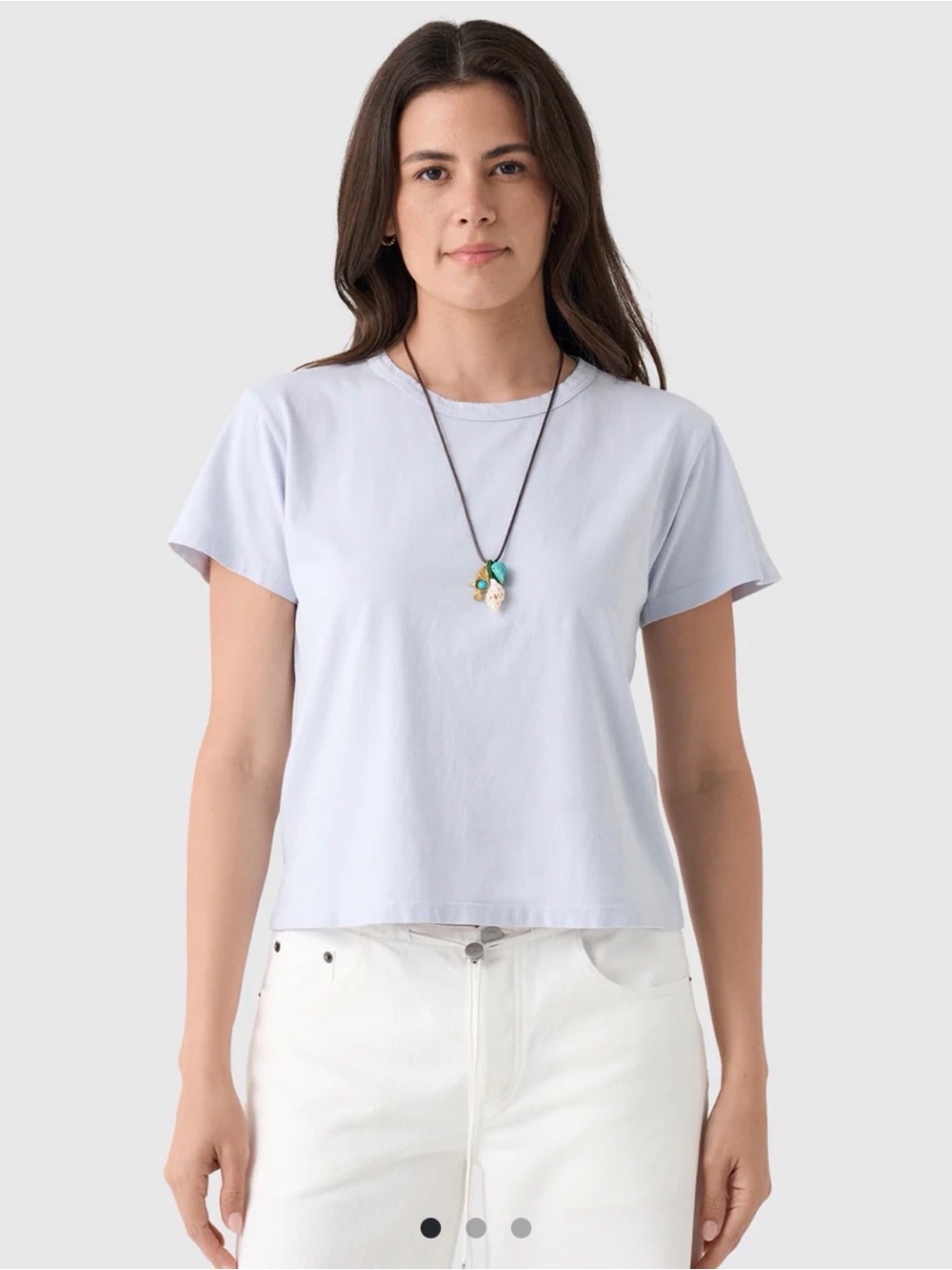 LESET Margo Tee Shirt Sold Out Aqua M perfect